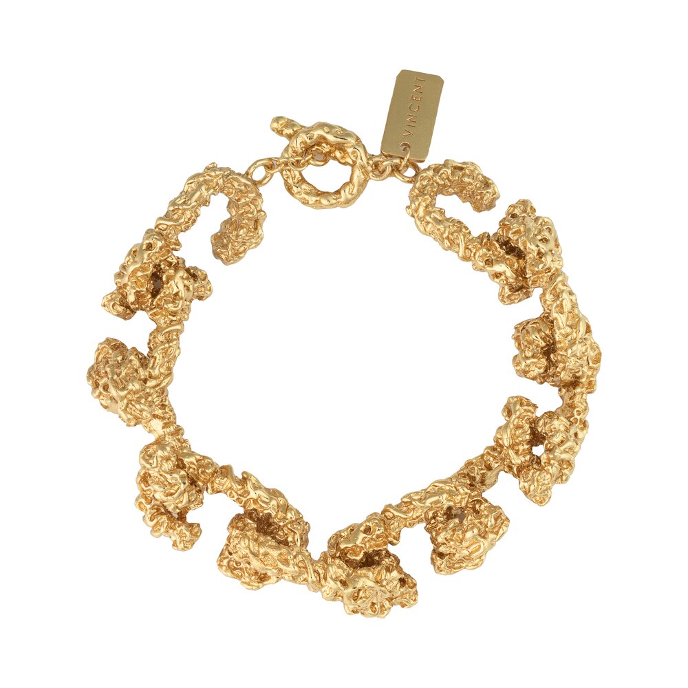 Chain Of Riddle Gilded armbånd - forgyldt